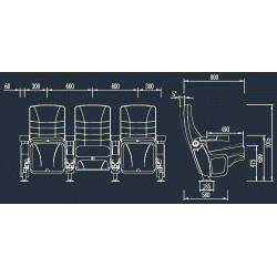BS6601 SORT KUNSTL&AElig;DER PRIS PR. STOL